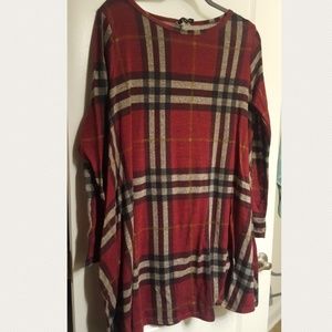 Lightweight Plaid Dress/Tunic